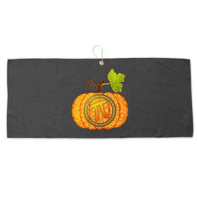 Fall Pumpkin Pi 3.14 Autumn Large Microfiber Waffle Golf Towel
