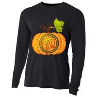 Fall Pumpkin Pi 3.14 Autumn Cooling Performance Long Sleeve Crew