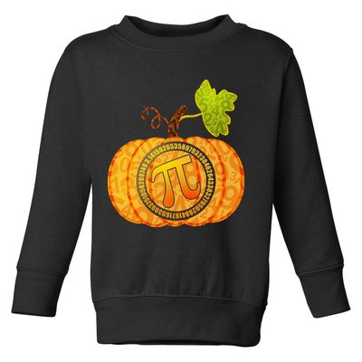 Fall Pumpkin Pi 3.14 Autumn Toddler Sweatshirt