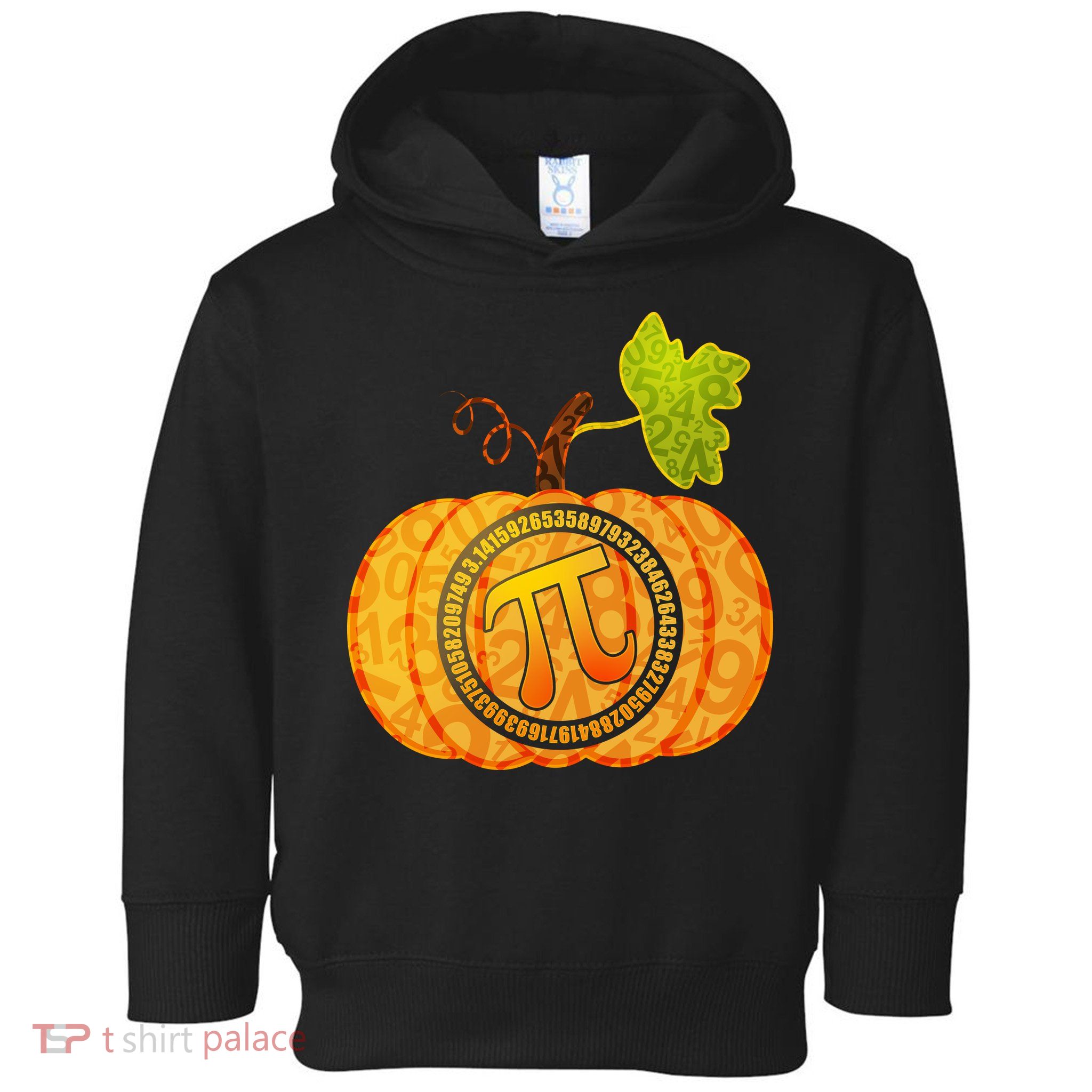 Fall Pumpkin Pi 3.14 Autumn Toddler Hoodie