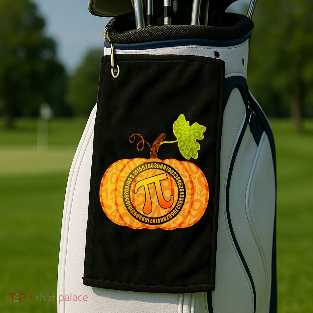 Fall Pumpkin Pi 3.14 Autumn Golf Towel
