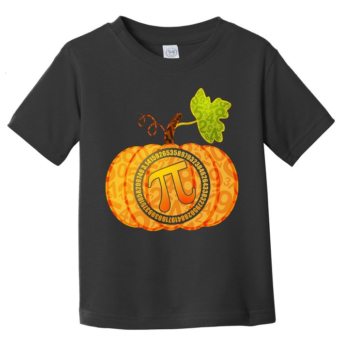 Fall Pumpkin Pi 3.14 Autumn Toddler T-Shirt