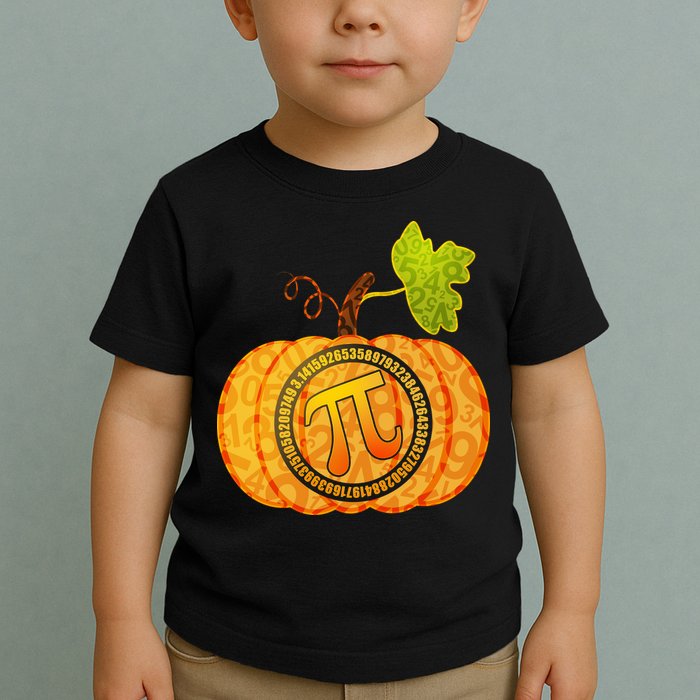 Fall Pumpkin Pi 3.14 Autumn Toddler T-Shirt