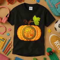Fall Pumpkin Pi 3.14 Autumn Kids T-Shirt