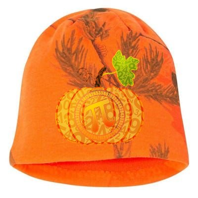 Fall Pumpkin Pi 3.14 Autumn Kati - Camo Knit Beanie