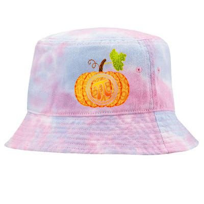 Fall Pumpkin Pi 3.14 Autumn Tie-Dyed Bucket Hat