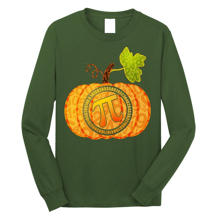 Fall Pumpkin Pi 3.14 Autumn Long Sleeve Shirt