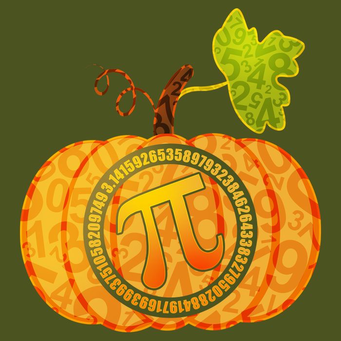 Fall Pumpkin Pi 3.14 Autumn V-Neck T-Shirt