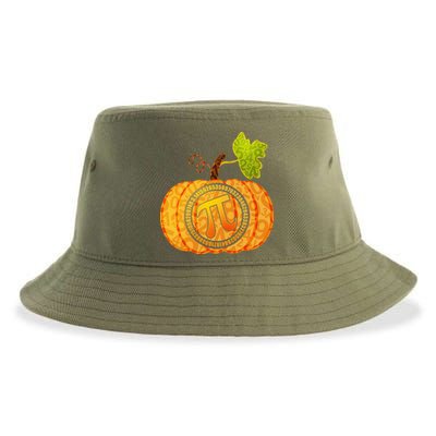 Fall Pumpkin Pi 3.14 Autumn Sustainable Bucket Hat