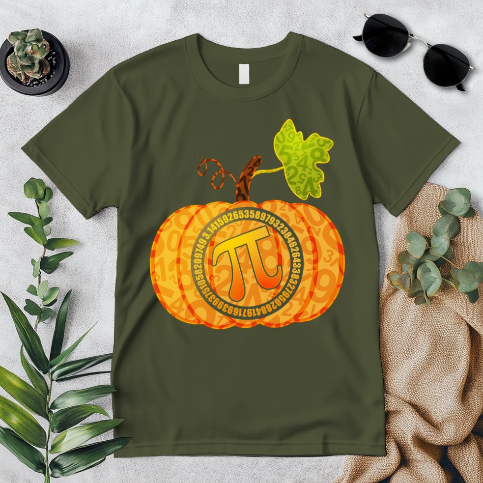 Fall Pumpkin Pi 3.14 Autumn Premium T-Shirt