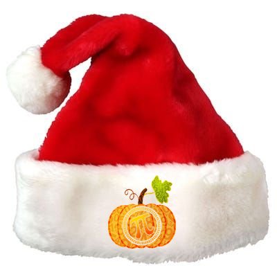 Fall Pumpkin Pi 3.14 Autumn Premium Christmas Santa Hat