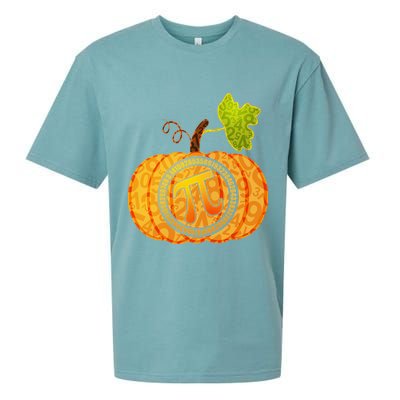 Fall Pumpkin Pi 3.14 Autumn Sueded Cloud Jersey T-Shirt
