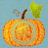 Fall Pumpkin Pi 3.14 Autumn Sueded Cloud Jersey T-Shirt