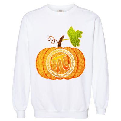 Fall Pumpkin Pi 3.14 Autumn Garment-Dyed Sweatshirt