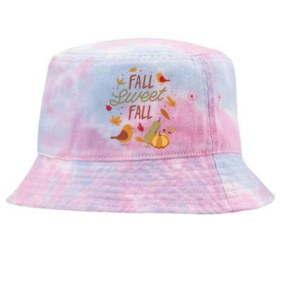 Fall Sweet Fall Autmn Tie-Dyed Bucket Hat