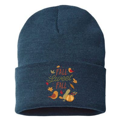 Fall Sweet Fall Autmn Sustainable Knit Beanie