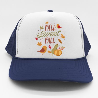 Fall Sweet Fall Autmn Trucker Hat