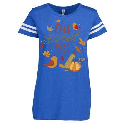 Fall Sweet Fall Autmn Enza Ladies Jersey Football T-Shirt