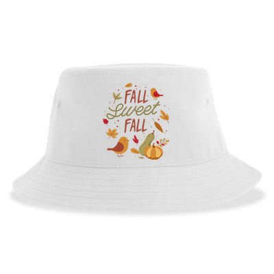 Fall Sweet Fall Autmn Sustainable Bucket Hat