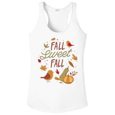 Fall Sweet Fall Autmn Ladies PosiCharge Competitor Racerback Tank