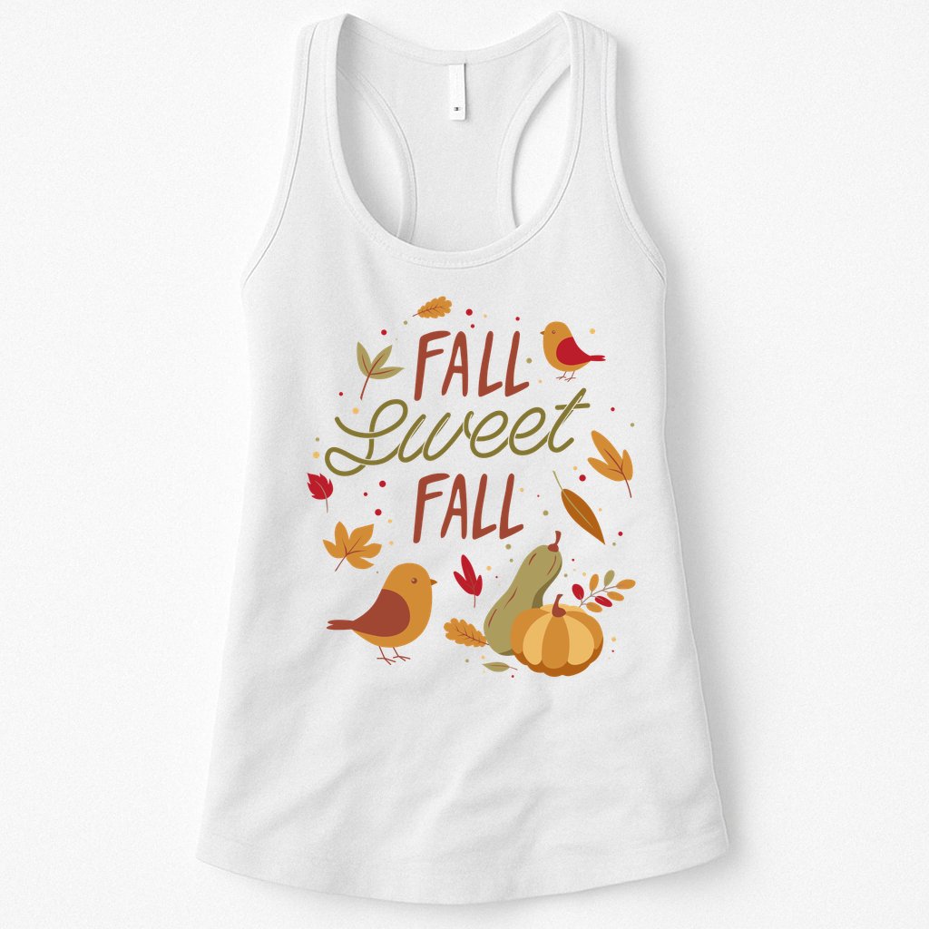 Fall Sweet Fall Autmn Womens Tank Top