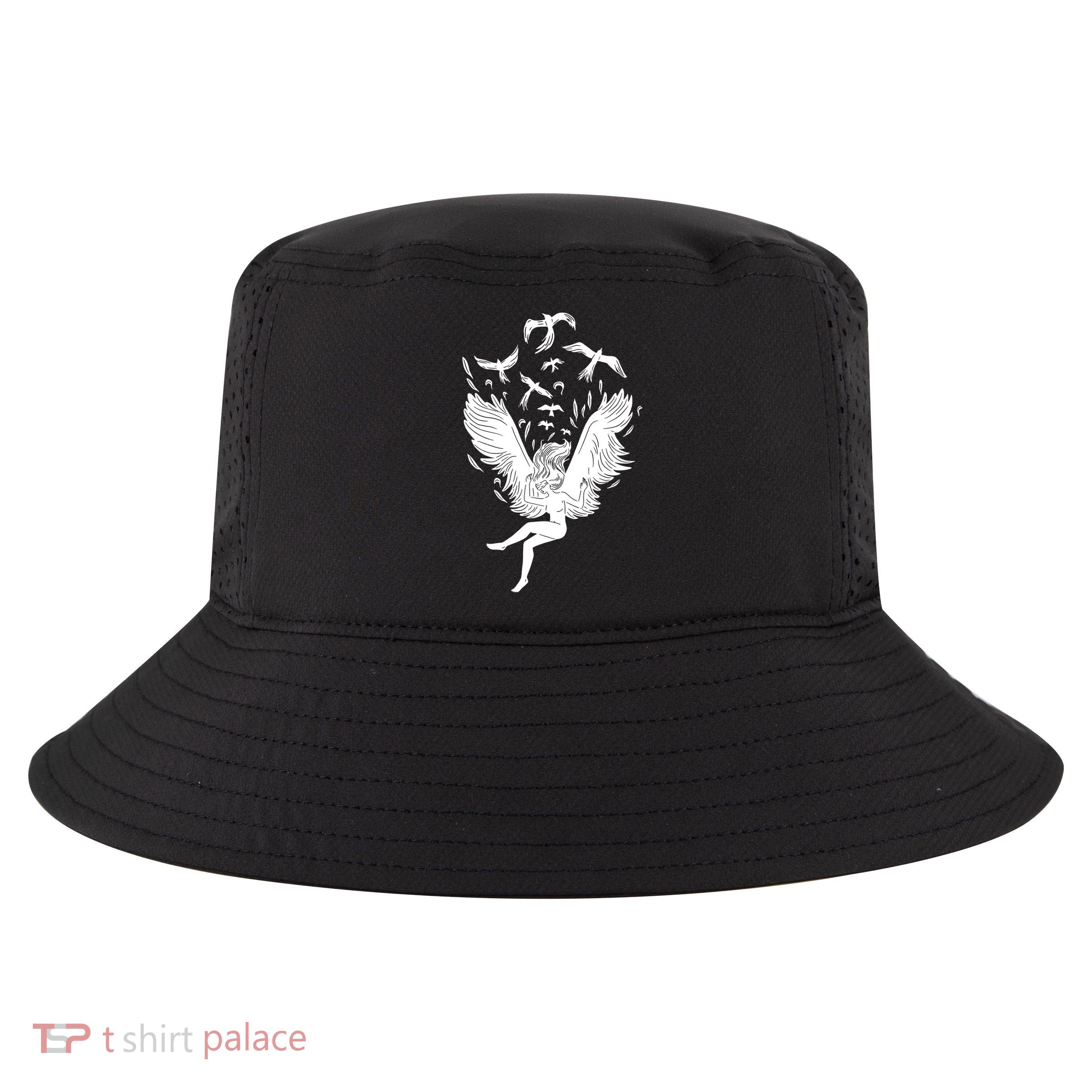 Falling Angel Doves Cool Comfort Performance Bucket Hat