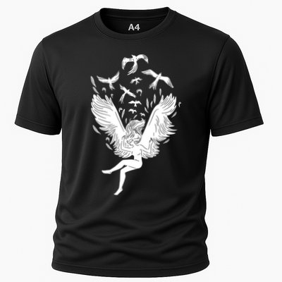 Falling Angel Doves Performance Shirt