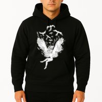 Falling Angel Doves Hoodie
