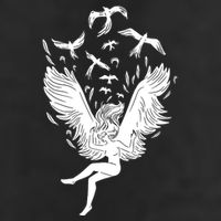 Falling Angel Doves Adult Drive Performance Visor