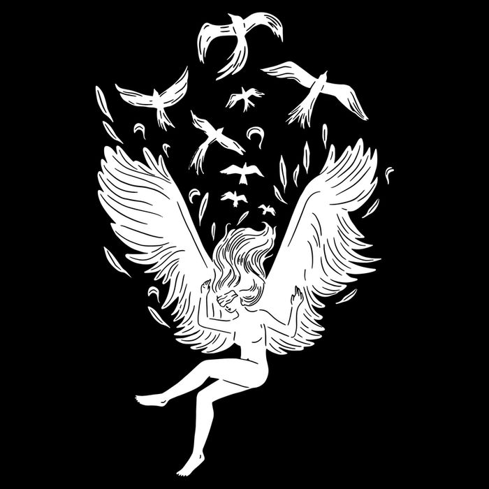 Falling Angel Doves Flatbill Hat