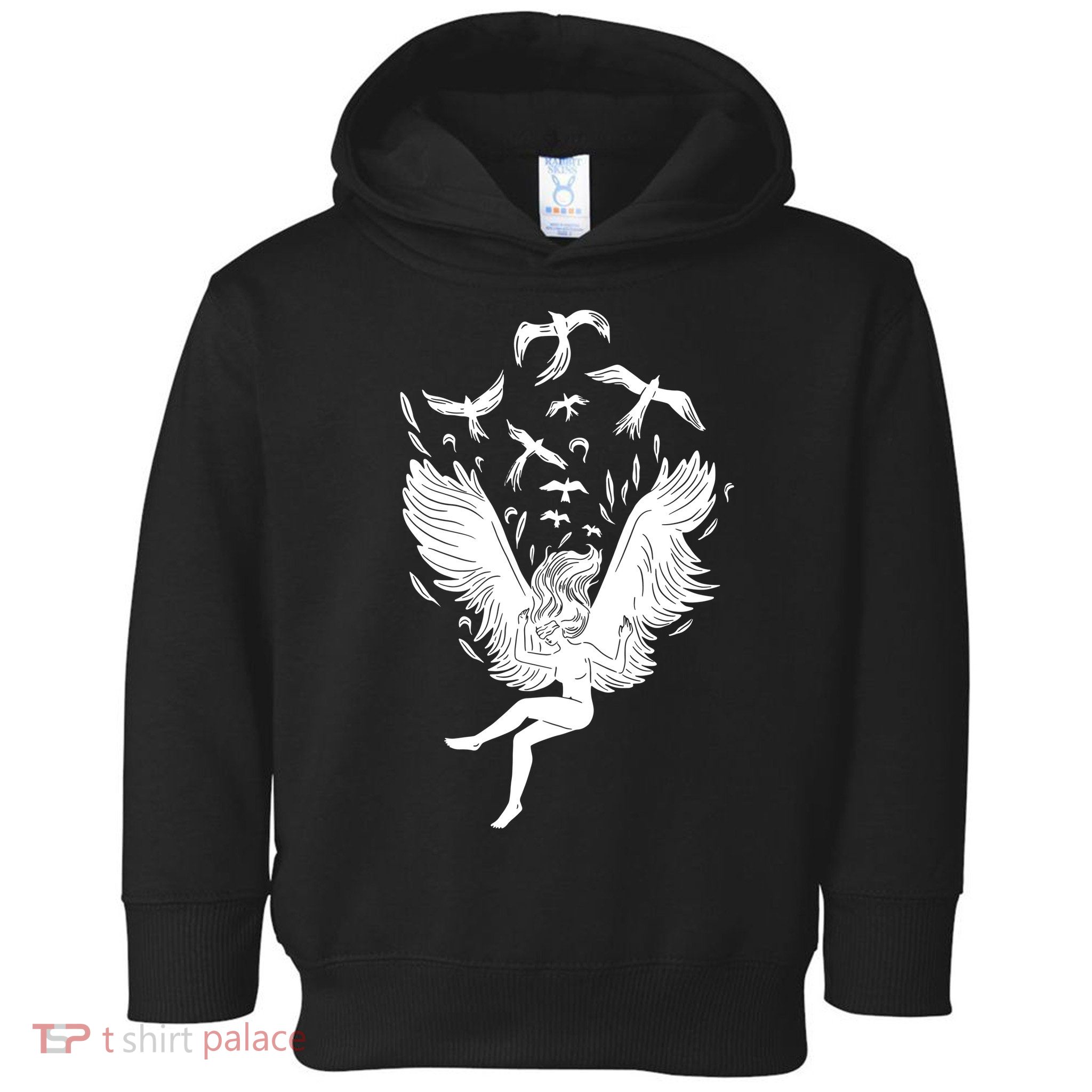 Falling Angel Doves Toddler Hoodie