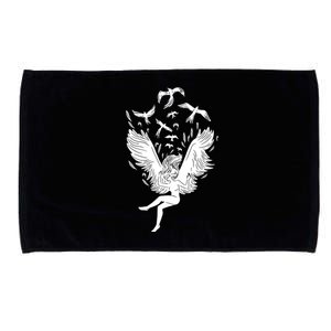 Falling Angel Doves Microfiber Hand Towel