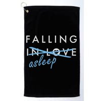 Falling In Love Asleep Golf Towel