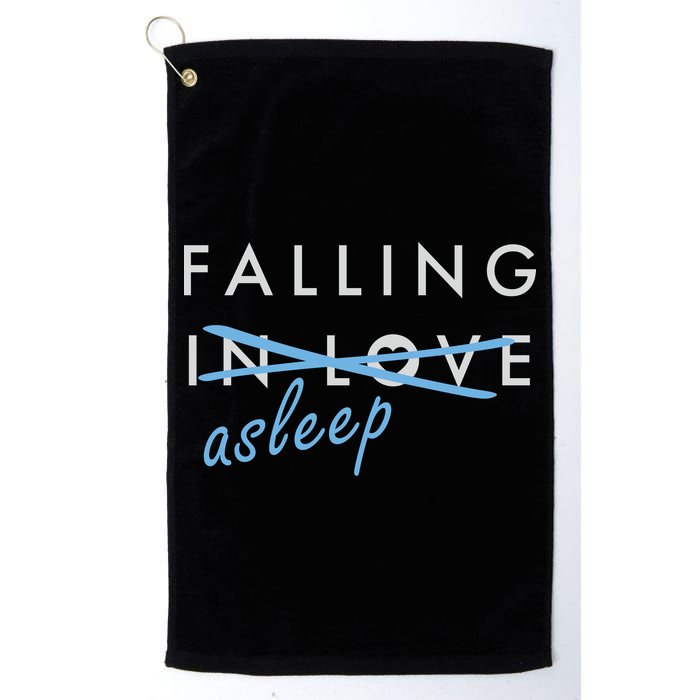 Falling In Love Asleep Golf Towel