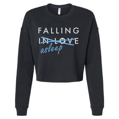 Falling In Love Asleep Cropped Pullover Crew