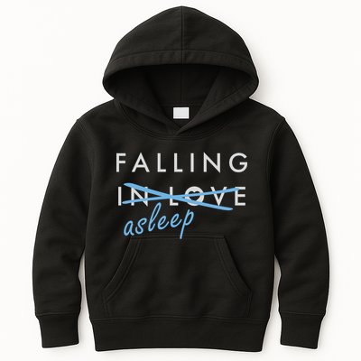 Falling In Love Asleep Kids Hoodie