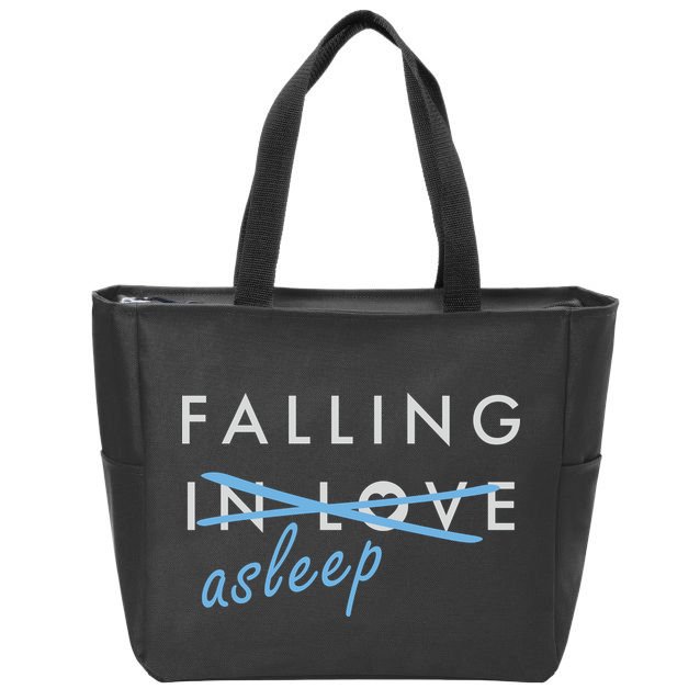 Falling In Love Asleep Zip Tote Bag