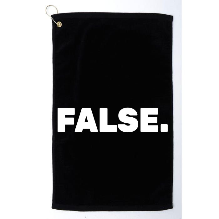 False. Golf Towel