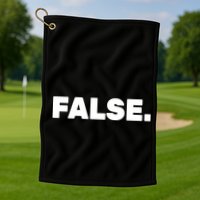 False. Golf Towel
