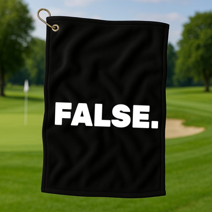 False. Golf Towel