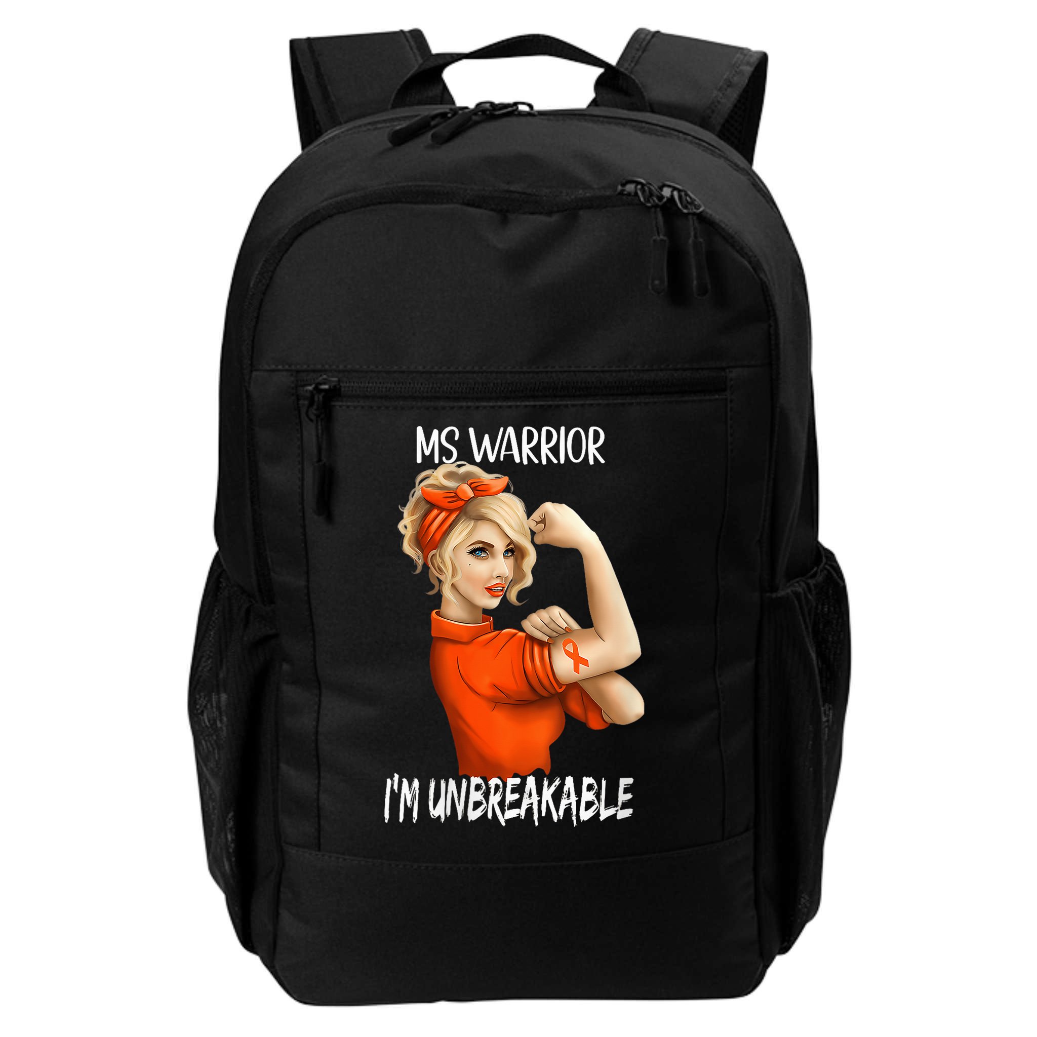 Fight Against MS Awareness I'M Unbreakable Backpack