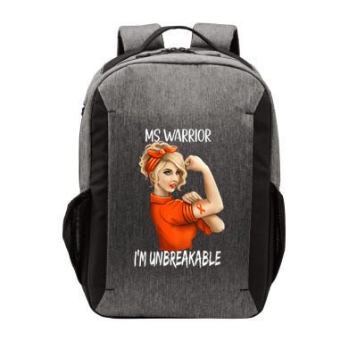 Fight Against MS Awareness I'M Unbreakable Vector Backpack