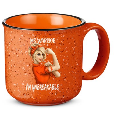 Fight Against MS Awareness I'M Unbreakable 15oz Campfire Ceramic Mug