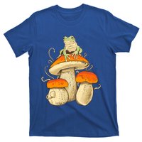 Frog And Mushrooms Funny Gift T-Shirt