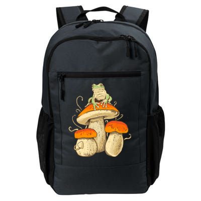 Frog And Mushrooms Funny Gift Daily Commute Backpack