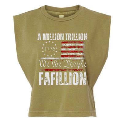 Funny A Million Trillion Fafillion Anti Biden Debate 2024 Garment-Dyed Women's Muscle Tee