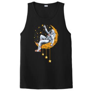 Funny Astronaut Moon Planets Colorful Space Graphic PosiCharge Competitor Tank