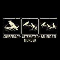 Funny Attempted Murder Crow Button