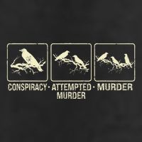 Funny Attempted Murder Crow 11oz C Handle Ceramic Mug