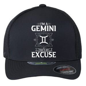 Funny Astrology May June birthday gifts Gemini Zodiac sign Flexfit Unipanel Trucker Cap